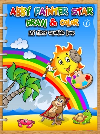 Abby Monkey® - Painter Star: Draw and Color - My First Coloring Book screenshot