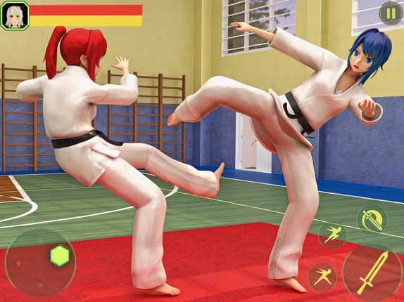 Anime High School Girl Fighter Image