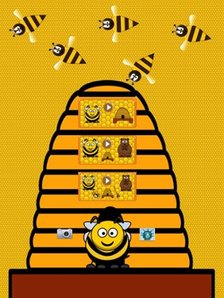 Beehive Maze Race (bee against the bear) screenshot