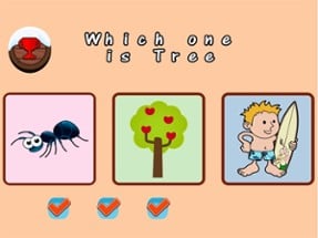 English First Words Flashcards Game Image