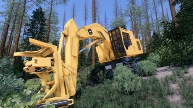 FS22 Deere 793D Feller Buncher with Shear Head Image