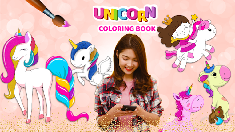 Unicorn Coloring Girl Games screenshot