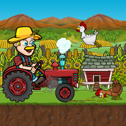 The crazy farm truck Game Cover