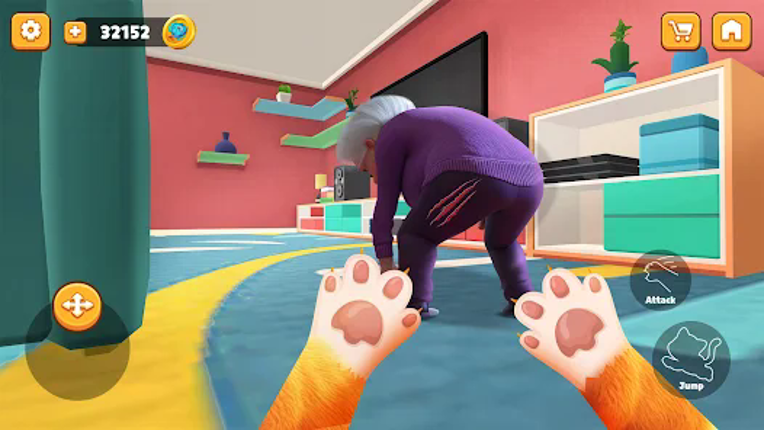 Naughty Cat: Virtual Cat Chaos screenshot