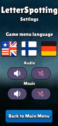 LetterSpotting screenshot