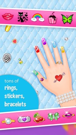 Princess Nail Salon - Makeup, Dressup and Makeover Girls Games screenshot