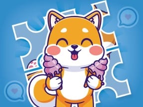 Puzzle Cute Puppies Image