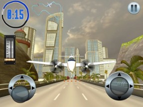 Real Pilot Flight Simulation: Drive Airoplane 3D Image