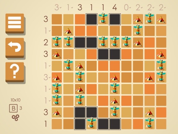 Tents and Trees Puzzles Image