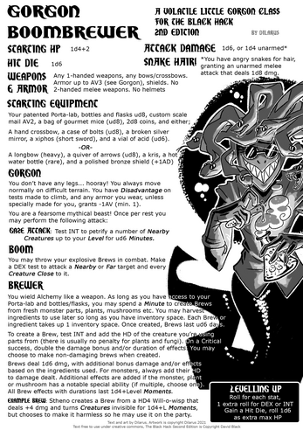 Two More Little Classes for The Black Hack 2nd Edition Image