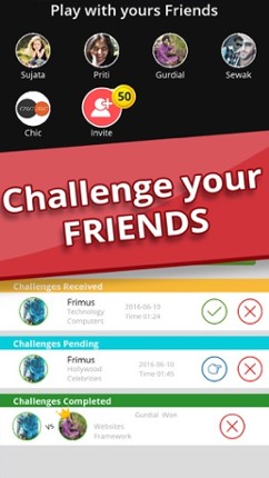 Word Search Multiplayer - Trends and Titbits screenshot