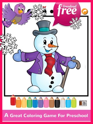 Christmas Coloring Book Free For Kids And Toddlers Image