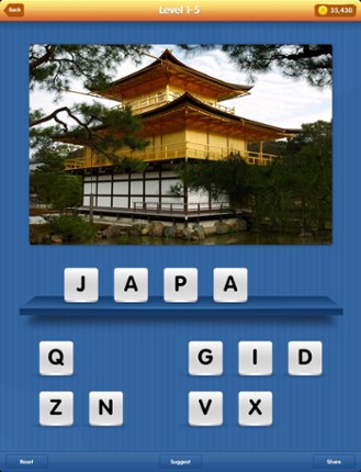 CountryMania - guess country by photography. A fascinating photo quiz. Attractions from all around the world in the one application screenshot