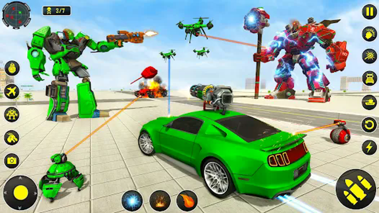 Drone Robot Car Game 3D Image