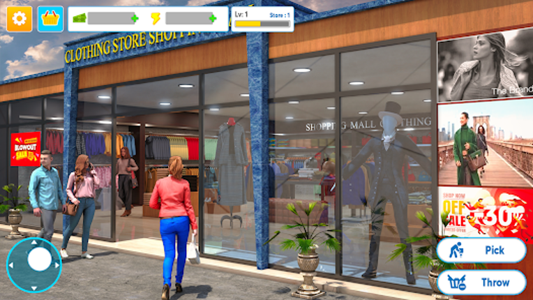 Clothing Store Supermarket Sim screenshot