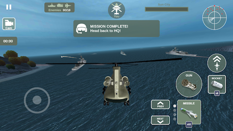 Helicopter Simulator: Warfare screenshot