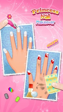 Princess Nail Salon - Makeup, Dressup and Makeover Girls Games screenshot