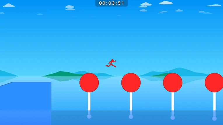 Stickman Obstacle Course screenshot
