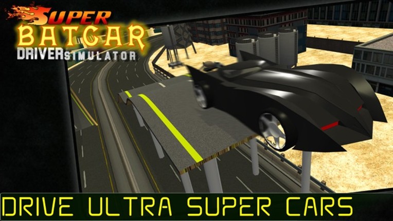 Super Bat Car Driver Simulator &amp; Extreme Racer Sim screenshot