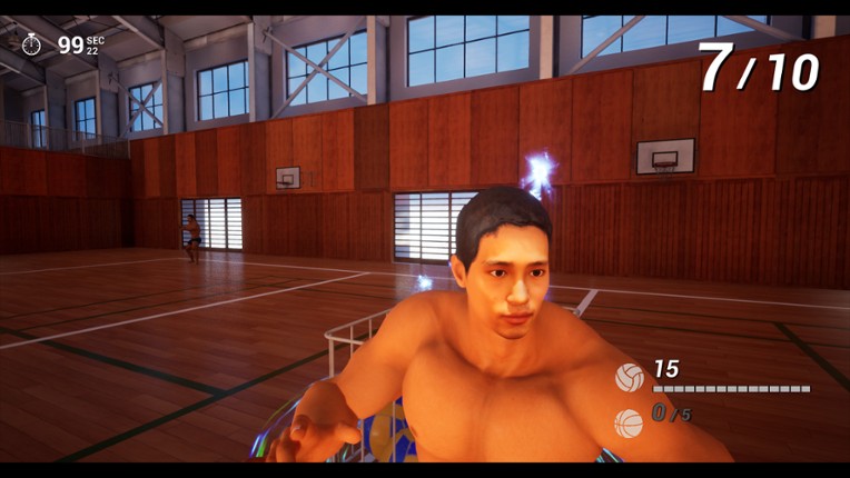A game that saves the muscles caught in the ceiling of the gymnasium screenshot
