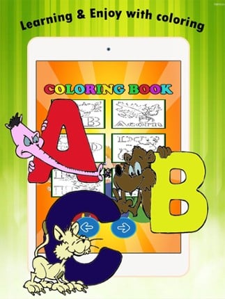 Alphabet A to Z Coloring Book for children age 1-6 screenshot