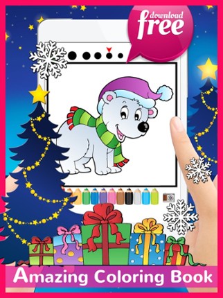 Christmas Coloring Book Free For Kids And Toddlers screenshot