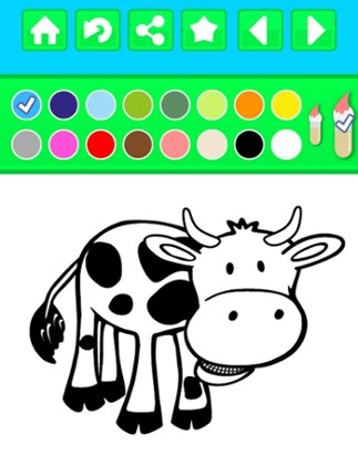 Farm Animals Peekaboo Coloring Book - Free Kids Printable Pages Image