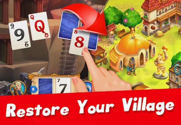 Solitaire Arthur Tale TriPeaks screenshot