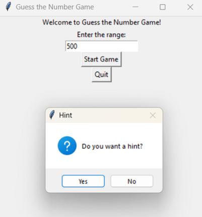 Advanced Guess The Number Game Image
