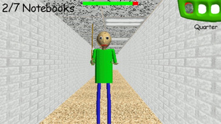 Baldi's Basics But You Can't Die. Image