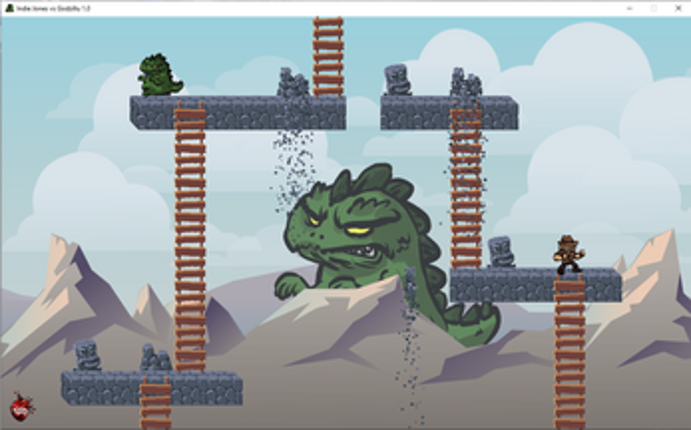 Indie Jones vs Godzillu Image