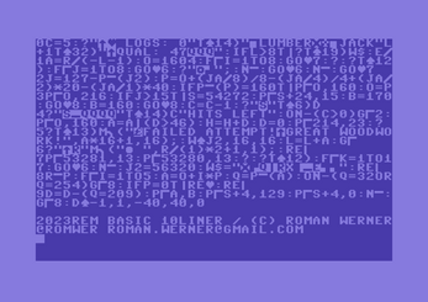 Lumberjack (C64) by romwer Image