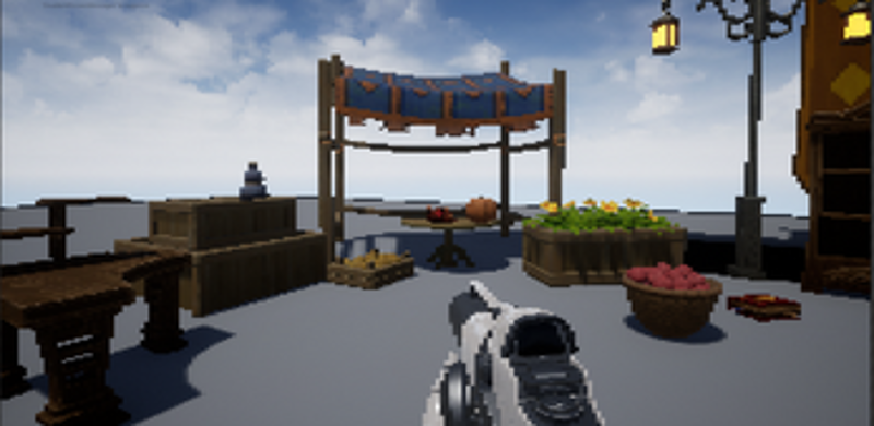Retro Game/Pixelization Shader for Unreal Engine 4 screenshot