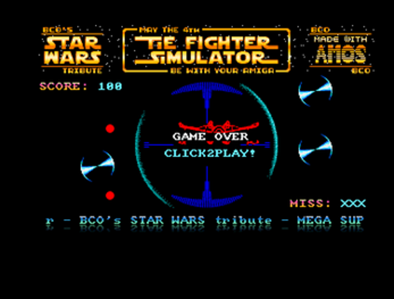 May the 4th Be With Your Amiga – Tie Fighter Simulator Image