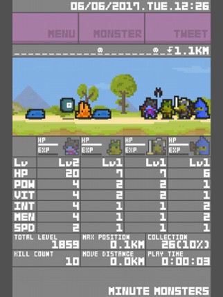 MinuteMonsters screenshot