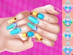 Princess Theme Nail Art DIY Image