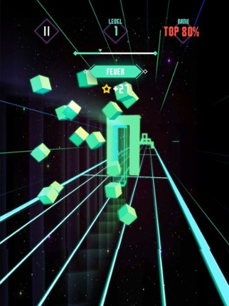 RhythmJelly: Music Rush Game screenshot