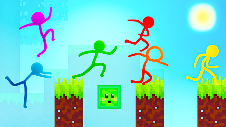 Stickman Parkour 2: Lucky Block Game Cover