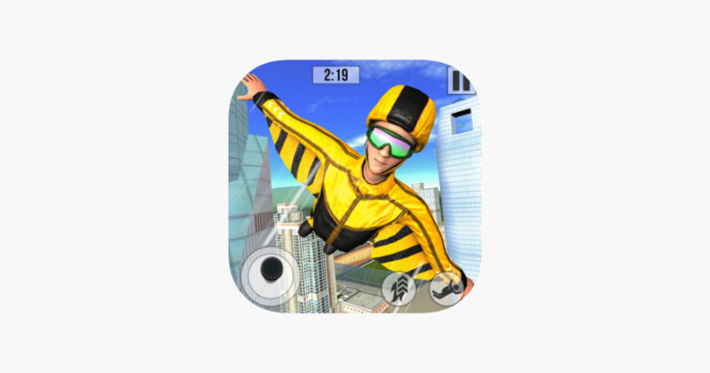 Wingsuit Flying Stunt 3D Image
