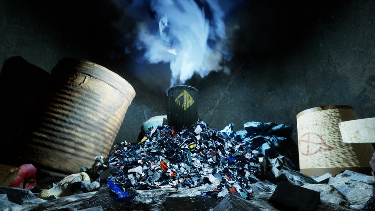 A Simple Garbage Sorting Game screenshot