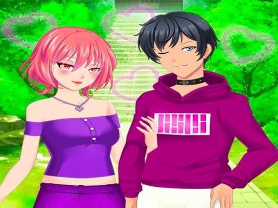 Anime Couples Dress Up Games Game Cover