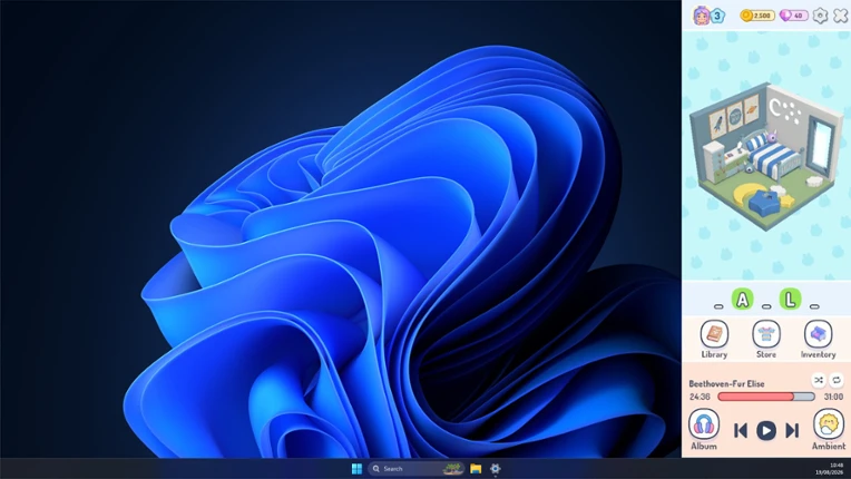 Cozy Cottontail Desktop Image