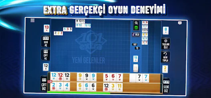 101 Yüzbir Okey Extra - Online screenshot