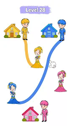 Wedding Rush: Draw Puzzle screenshot