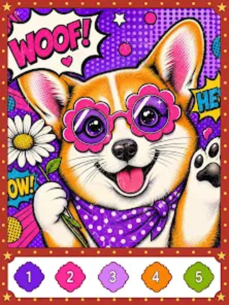 PopArt Color Paint By Number screenshot