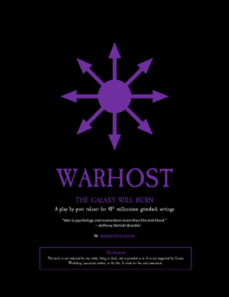 Warhost: A Grimdark Play-by-Post System screenshot