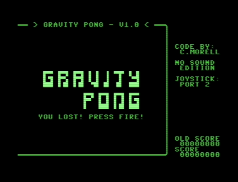 Games like Gravity Pong - C64