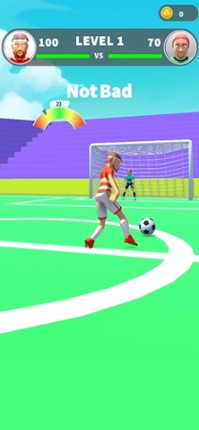 Hit The Goalkeeper Image