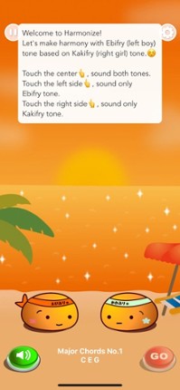 Pitch trainer - Harmonize screenshot