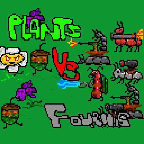 Games like Plantes vs Fourmis (plants vs ants)